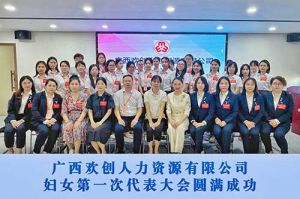 巾帼力量！广西安博anbo（中国）人力资源有限公司妇女第一次代表大会胜利召开